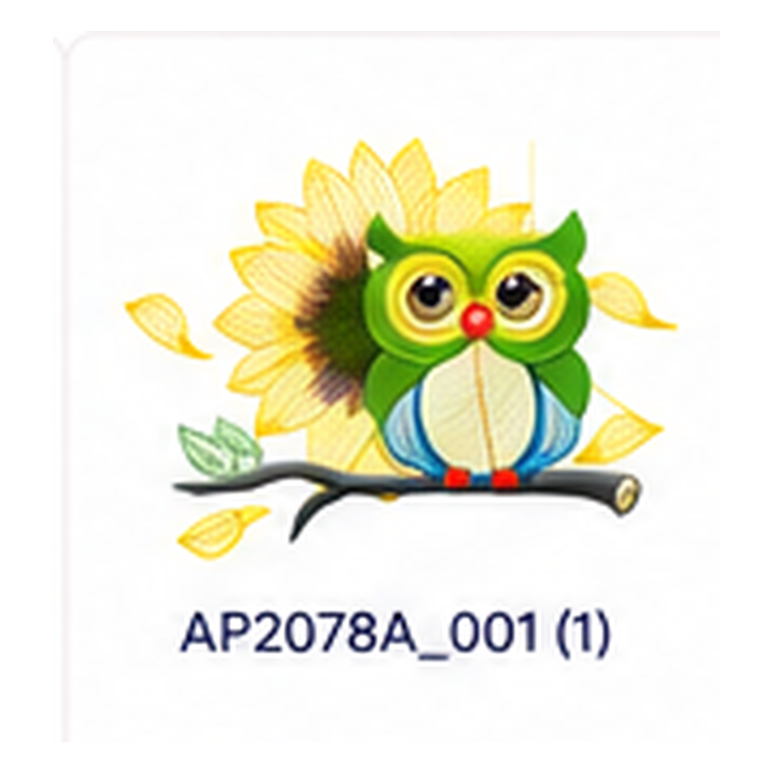 Búho girasol · Jardín Infantil
